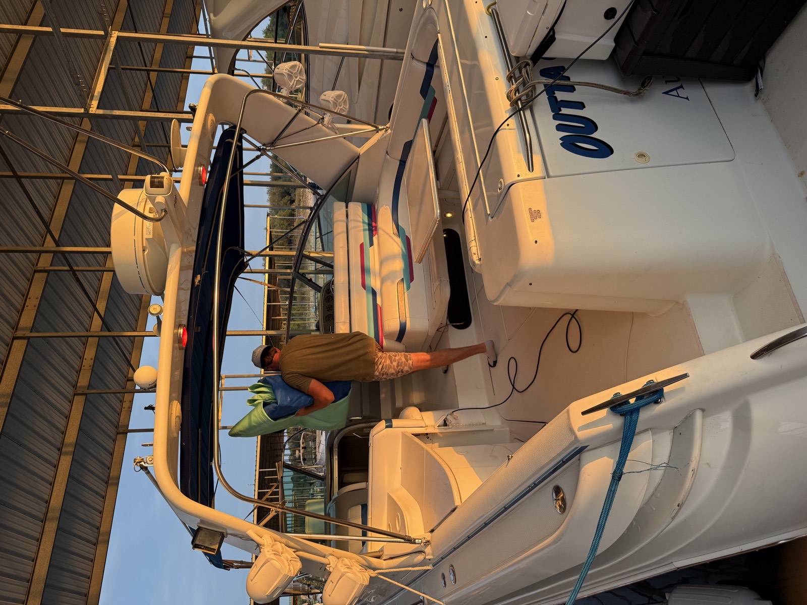 Custom yacht cabin boat — Professional Car Detailing Colorado Springs (Digii Mobile Detailing)