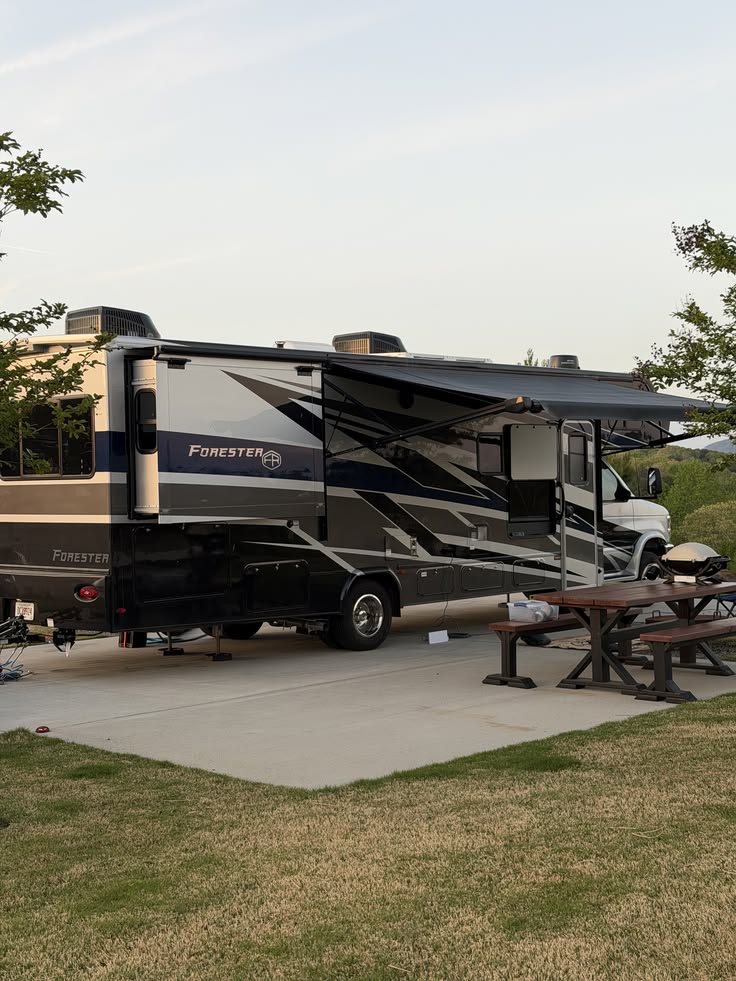 RV being detailed at storage lot — Professional Car Detailing Colorado Springs (Digii Mobile Detailing)